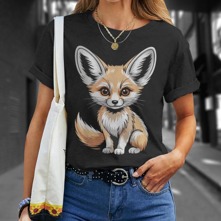 Fenec Camiseta unisex Regalos para ella