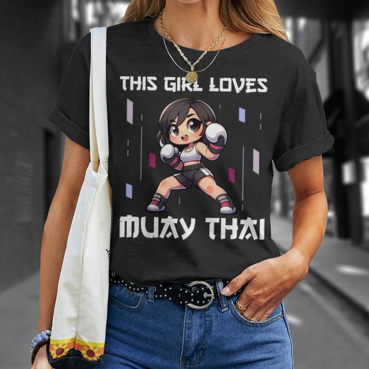This Girl Loves Muay Thai Muay Thai Girls Kids T-Shirt Gifts for Her This Girl Loves Muay Thai Muay Thai Girls Kids T-Shirt Gifts for Her