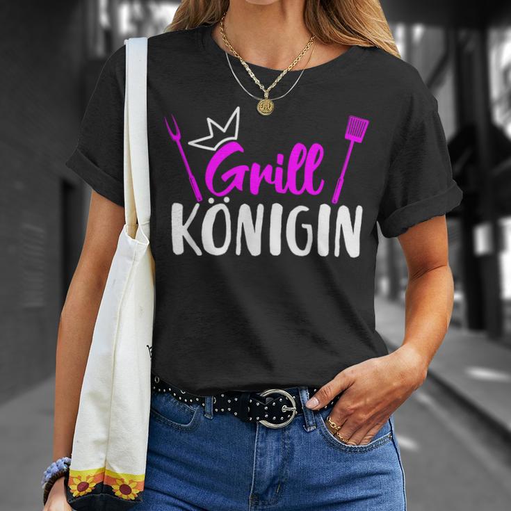 Grill Königin Frauen Am Grill Lustiges Grillen-Outfit T-Shirt Geschenke für Sie