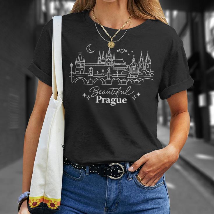 Hermosa Praga Camiseta unisex Regalos para ella