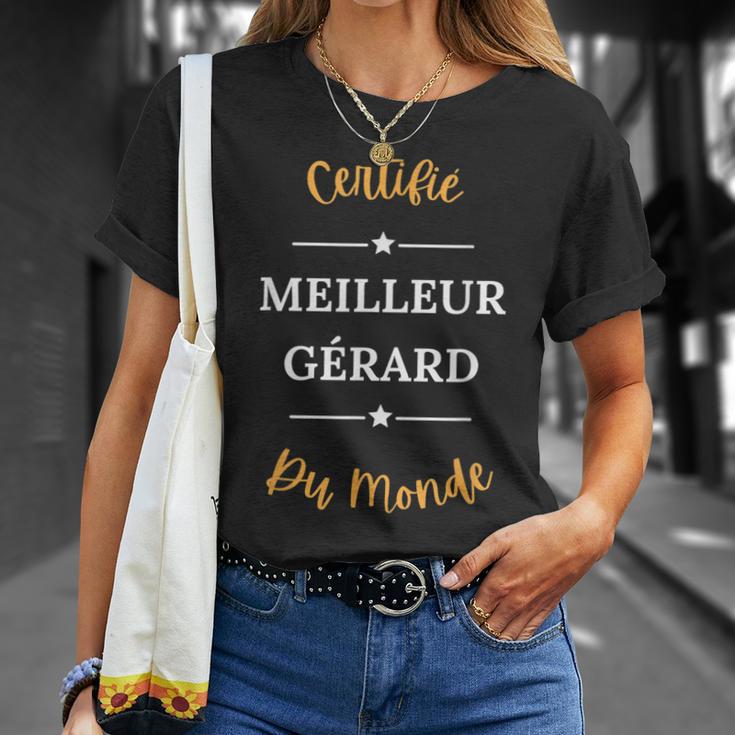 Homme Humour Gérard Prénom Meilleur Gérard T-Shirt Cadeaux pour elle