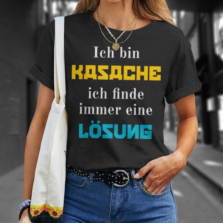Ich Bin Kasache Ich Finde Immer Eine Lösung Kasachstan T-Shirt Geschenke für Sie