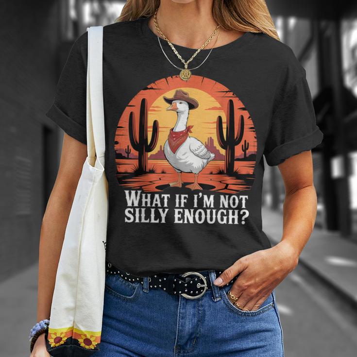 Was Ist Wenn Ich Nicht Albern Genug Bin Lustiger Dummer Goose-Meme-Humor T-Shirt Geschenke für Sie