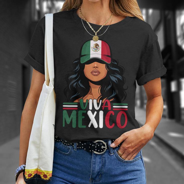 Iva Mexico Drapeau Mexicain Pour T-Shirt Cadeaux pour elle