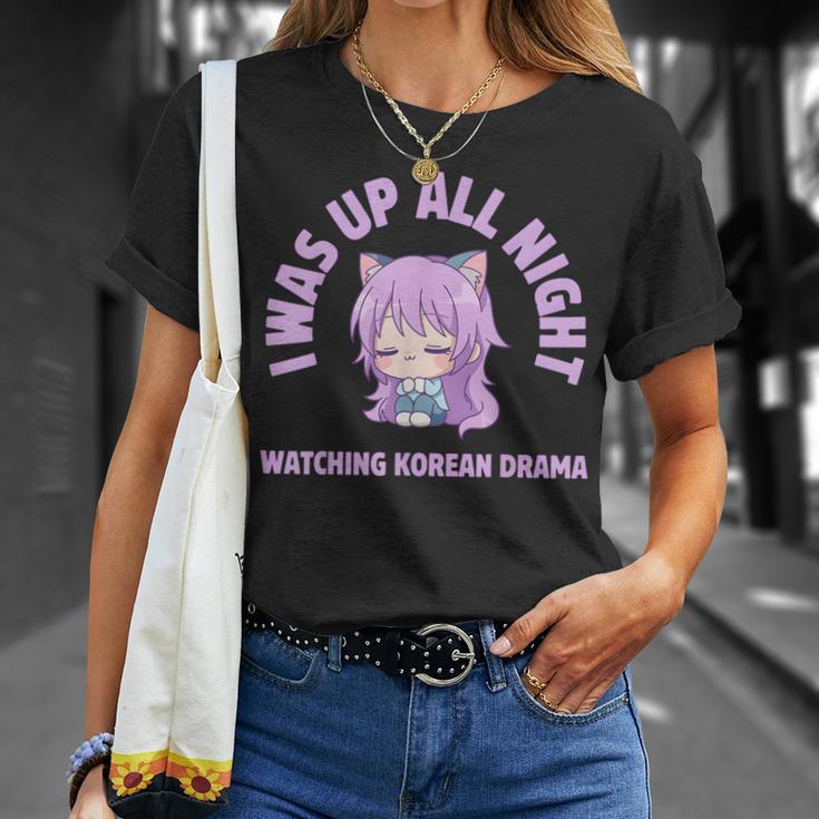 J'ai Passé La Nuit À Regarder Le Drame Coréen Cute T-Shirt Cadeaux pour elle