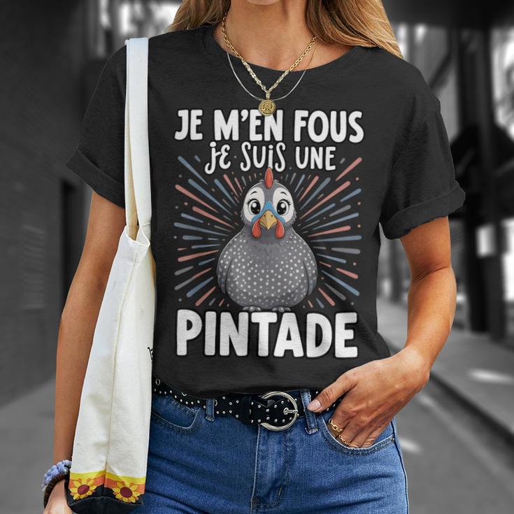 Je Fous Jeuis Une Pintade Pintade Doux T-Shirt Cadeaux pour elle