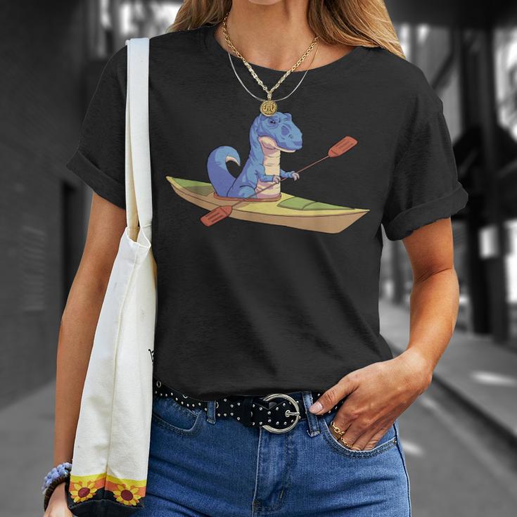 KayakRex Dinosaur Canoe Shirt Kayak For Children T-Shirt Gifts for Her