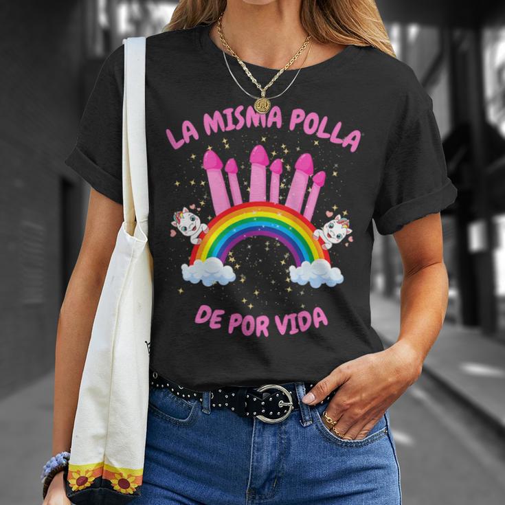 La Misma Polla Despedida Deoltera Para La Novia Boda In Mangas Camiseta unisex Regalos para ella