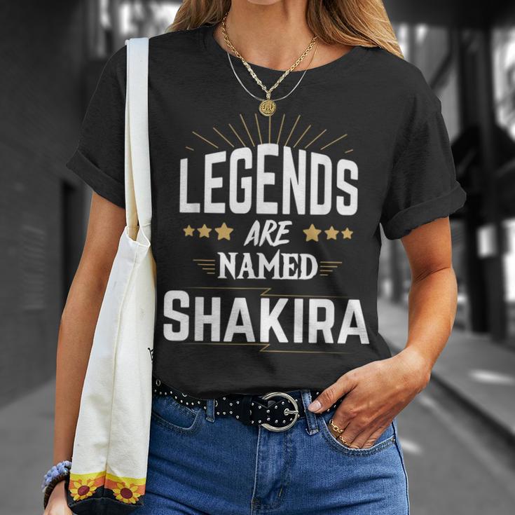 Las Leyendase Llamanhakira Camiseta unisex Regalos para ella