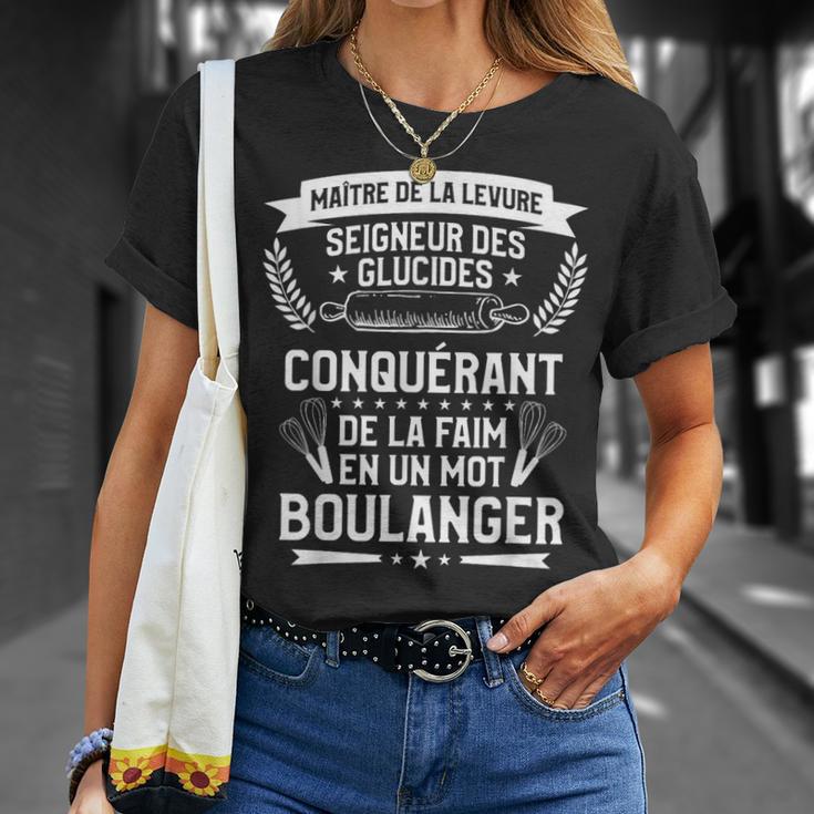 Maître De La Levureeigneur Des Glucides Boulanger T-Shirt Cadeaux pour elle