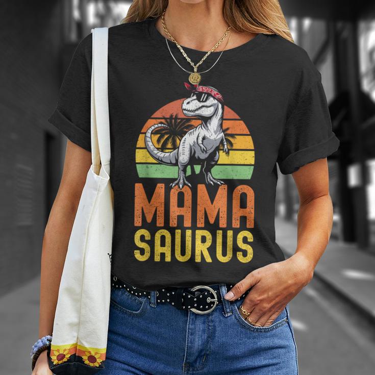 Mamasaurus T-Rex Dinosaurio Día De La Madre Mamá Madre Dino Camiseta unisex Regalos para ella