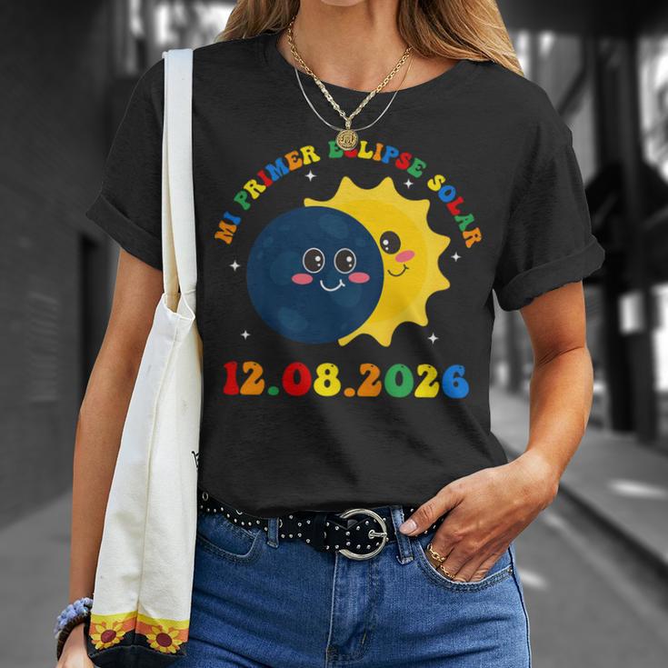 Mi Primer Eclipseolar Total Del 12 De Agosto Eclipse Para Niños Pequeños Camiseta unisex Regalos para ella