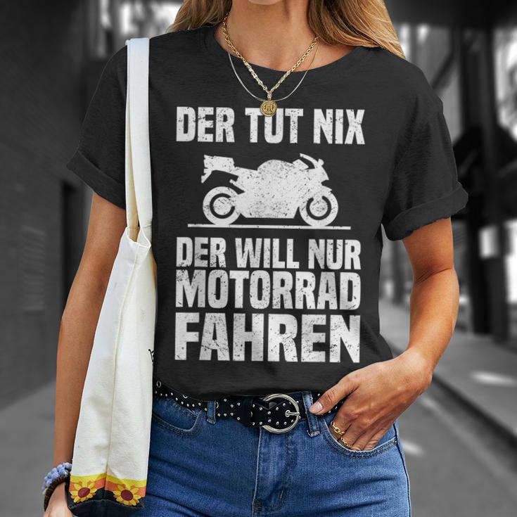 Motorrad Freiheit Motorradfahrer Biker Motorräder Fahrer T-Shirt Geschenke für Sie