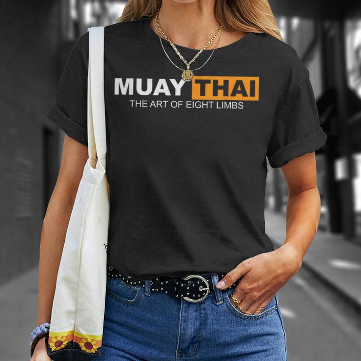 Muay Thai The Art Of Eight Limbs Kickboxing And MMA Fighter T-Shirt Gifts for Her
