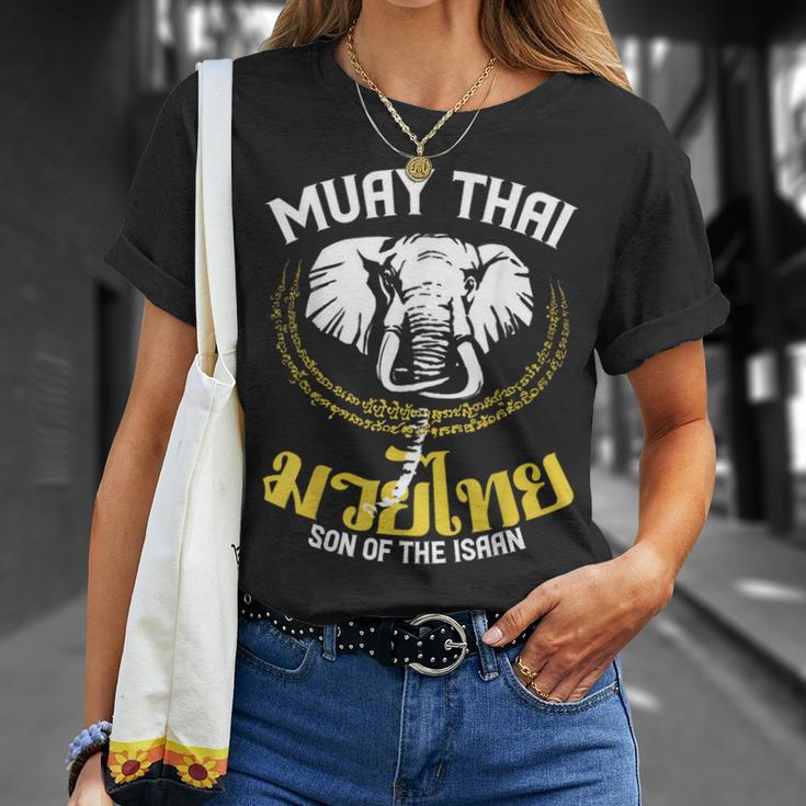 Muay Thai Thai Boxing Elephant Martial Arts T-Shirt T-Shirt Gifts for Her