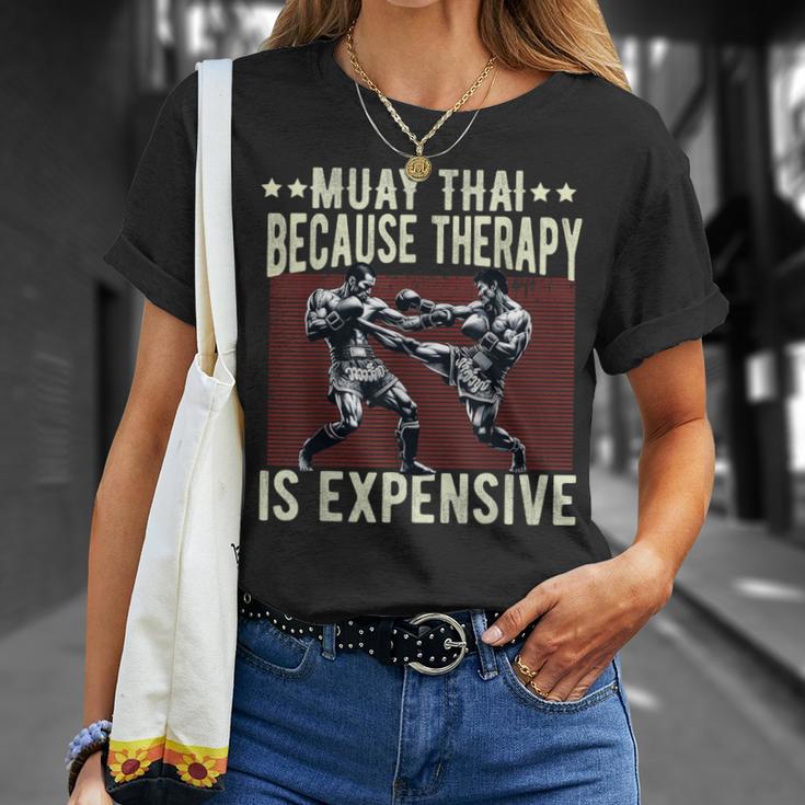 Muay Thai Fighter For Men Dad Boys Thai Kickboxing Fighting T-Shirt Gifts for Her