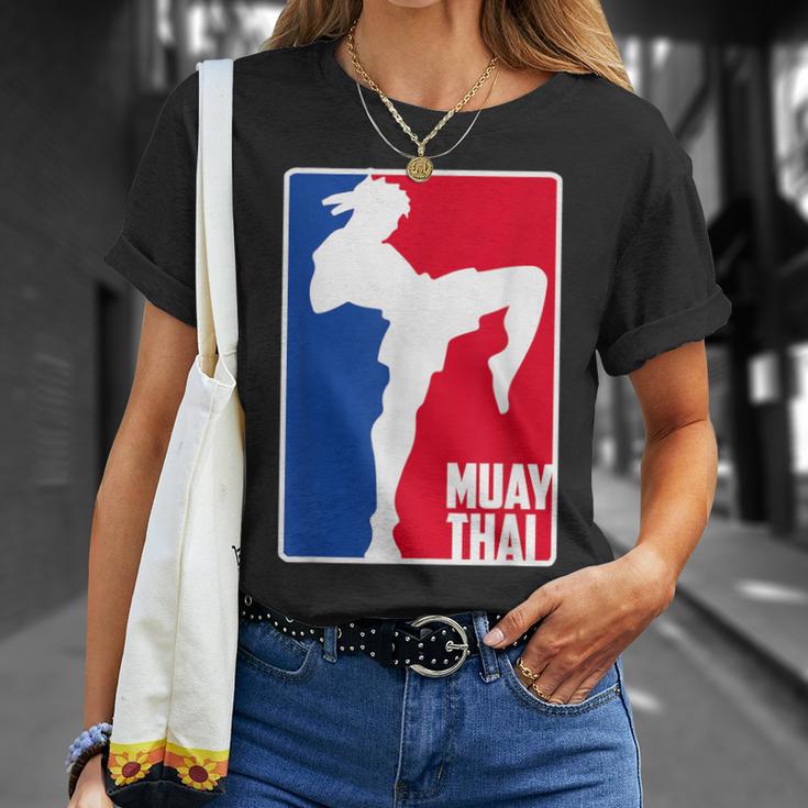 Muay Thai Fighter Retro Kickboxing Training MMA T-Shirt Gifts for Her Muay Thai Fighter Retro Kickboxing Training MMA T-Shirt Gifts for Her