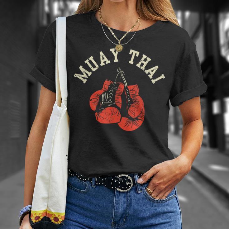 Muay Thai Hobby Boxing Fighter Martial Arts T-Shirt Gifts for Her