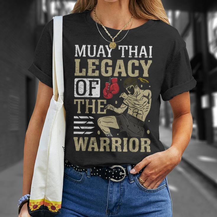 Muay Thai Legacy Of The Warrior Muay Thai T-Shirt Gifts for Her