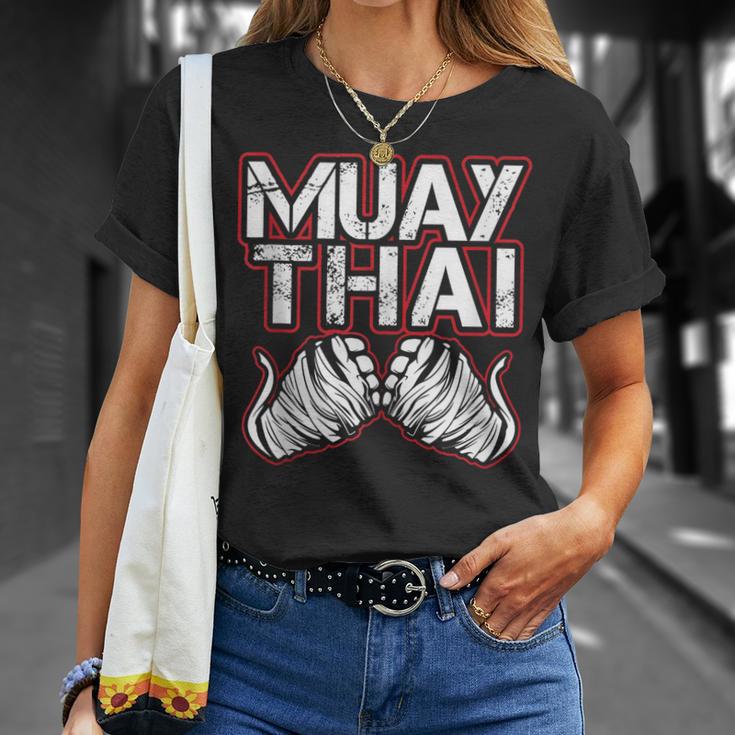 Muay Thai Lover For Fight Fans T-Shirt Gifts for Her
