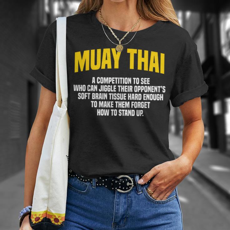 Muay Thai Martial Arts Combat Sports T-Shirt Gifts for Her