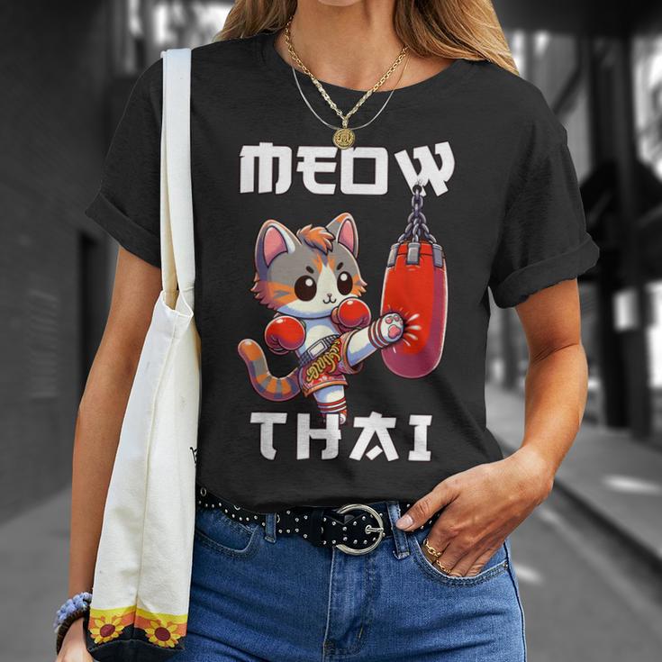 Muay Thai Meow Thai & Thai Boxing Muay Thai Cat T-Shirt Gifts for Her Muay Thai Meow Thai & Thai Boxing Muay Thai Cat T-Shirt Gifts for Her