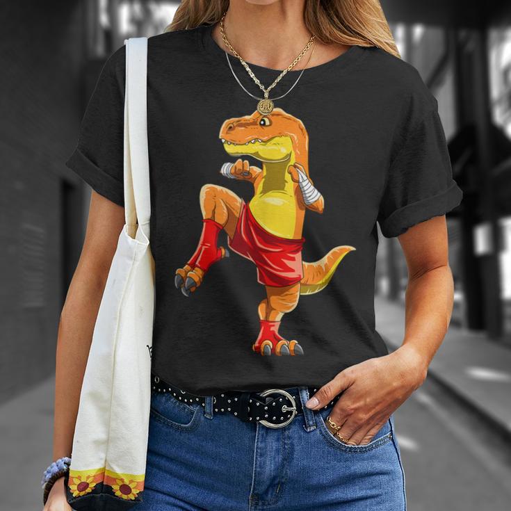 Muay Thai T-Rex Thai Boxing T-Shirt Gifts for Her