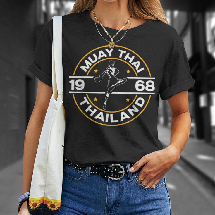 Muay Thai Thailand Fighter Fighting Combat 1969 Thai Boxing T-Shirt Gifts for Her Muay Thai Thailand Fighter Fighting Combat 1969 Thai Boxing T-Shirt Gifts for Her