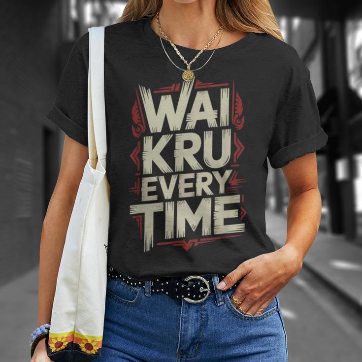 Muay Thai Wai Kru Respect Ritual Ceremony Fighter Identity T-Shirt Gifts for Her Muay Thai Wai Kru Respect Ritual Ceremony Fighter Identity T-Shirt Gifts for Her