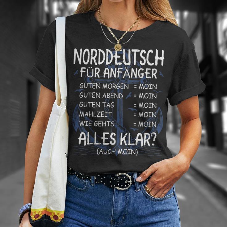 Norddeutsch Für Anfänger Moinpruch Küste Norddeutschland T-Shirt Geschenke für Sie
