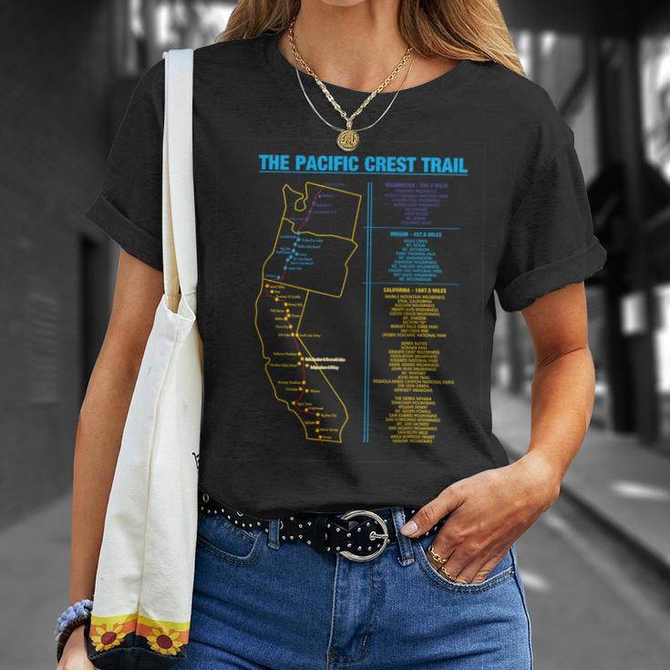 Pacific Crest Trail Thru ハイキングシャツギフト。男性にも女性にも。 Tシャツ 彼女への贈り物