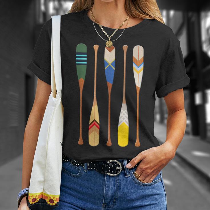 Paddle Canoe T-Shirt Gifts for Her