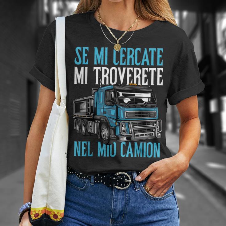 Papà Uomo Divertente Camionista Camion Camionisti Regalo Maglietta Regalos para ella