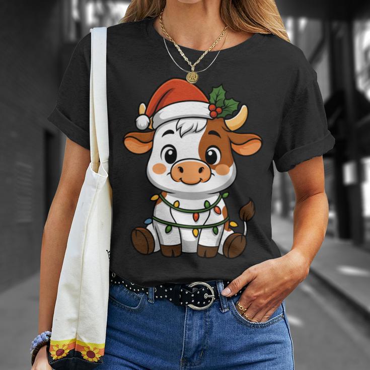 Pijama Deaca Con Luces De Árbol De Navidad Para Niñas Y Niños Manga Larga Camiseta unisex Regalos para ella