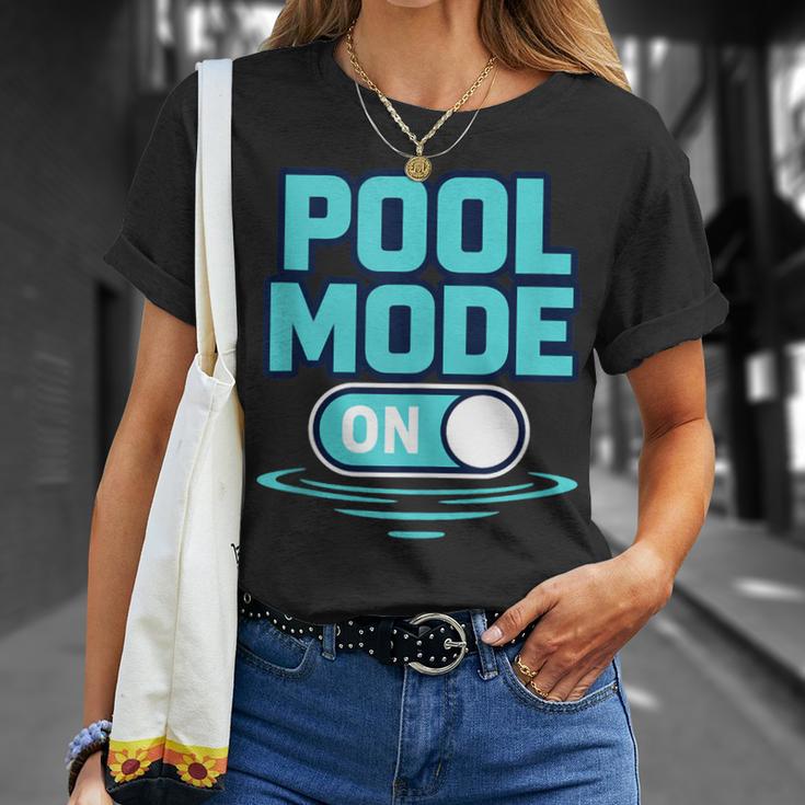 Pool Mode On Summer Swimming Vacation T-Shirt Gifts for Her
