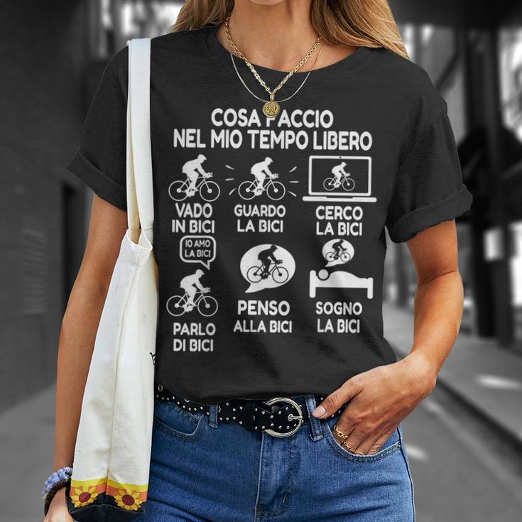 Regalo Divertido Ciclismo Bicicleta Ciclismo Camiseta unisex Regalos para ella