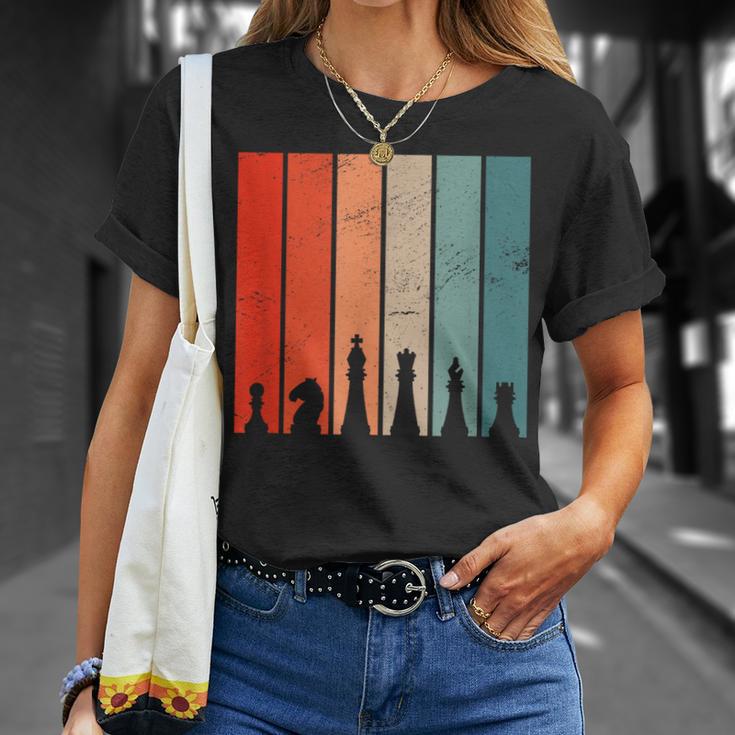 Rétro Échecs D'échecs D'échecs D'échecs D'échecs D'échecs T-Shirt Cadeaux pour elle