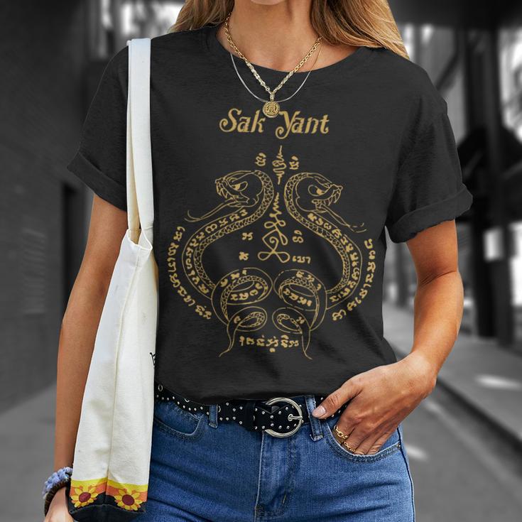 Sak Yant Sak Yant Tattoo Sak Yant Muay Thai Sak Yant T-Shirt T-Shirt Gifts for Her