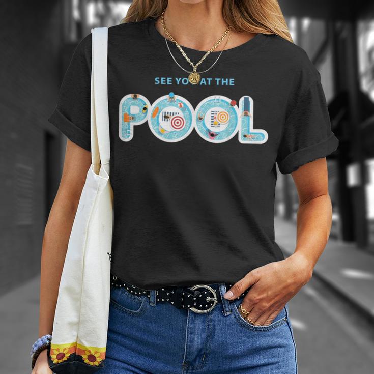 See You At The Pool Summer Swimming Pool T-Shirt Gifts for Her See You At The Pool Summer Swimming Pool T-Shirt Gifts for Her