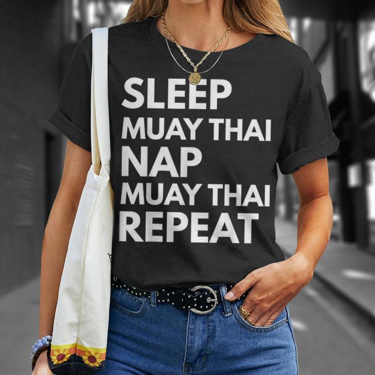 Sleep Nap Muay Thai Repeat Lover Martial Arts T-Shirt Gifts for Her Sleep Nap Muay Thai Repeat Lover Martial Arts T-Shirt Gifts for Her