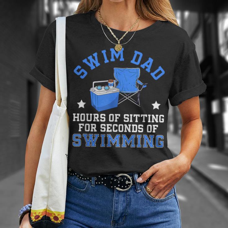 Swim Dad Of A Swimmer Dad Swim Father Swimming Dad T-Shirt Gifts for Her Swim Dad Of A Swimmer Dad Swim Father Swimming Dad T-Shirt Gifts for Her