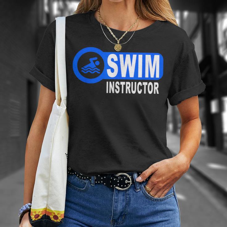 Swim Instructor Swimming Teacher Swimmer In Pool Graphic Art T-Shirt Gifts for Her Swim Instructor Swimming Teacher Swimmer In Pool Graphic Art T-Shirt Gifts for Her
