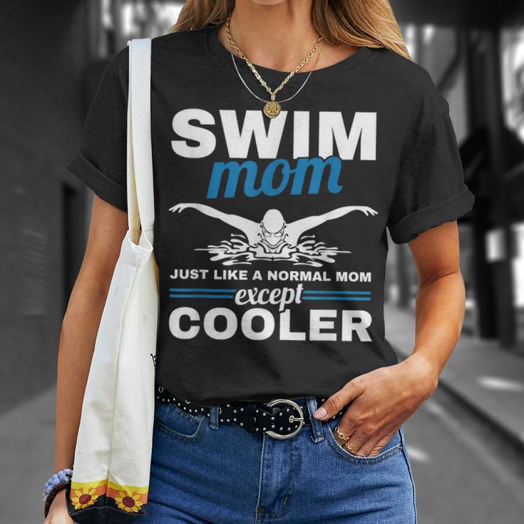 Swimmer Mother Swimming Women Swim Mom Like A Normal Mom T-Shirt Gifts for Her Swimmer Mother Swimming Women Swim Mom Like A Normal Mom T-Shirt Gifts for Her