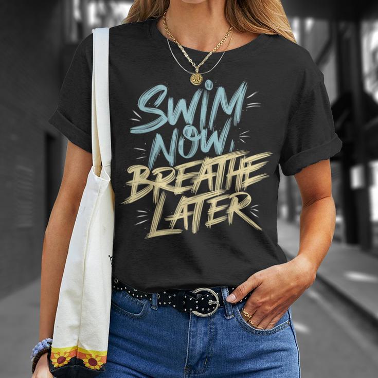 Swimmer Saying Swim Team Swimming T-Shirt Gifts for Her Swimmer Saying Swim Team Swimming T-Shirt Gifts for Her
