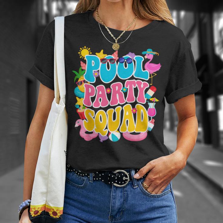 Swimming Pool Party Squad Beach Pool Party Matching Beach T-Shirt Gifts for Her Swimming Pool Party Squad Beach Pool Party Matching Beach T-Shirt Gifts for Her