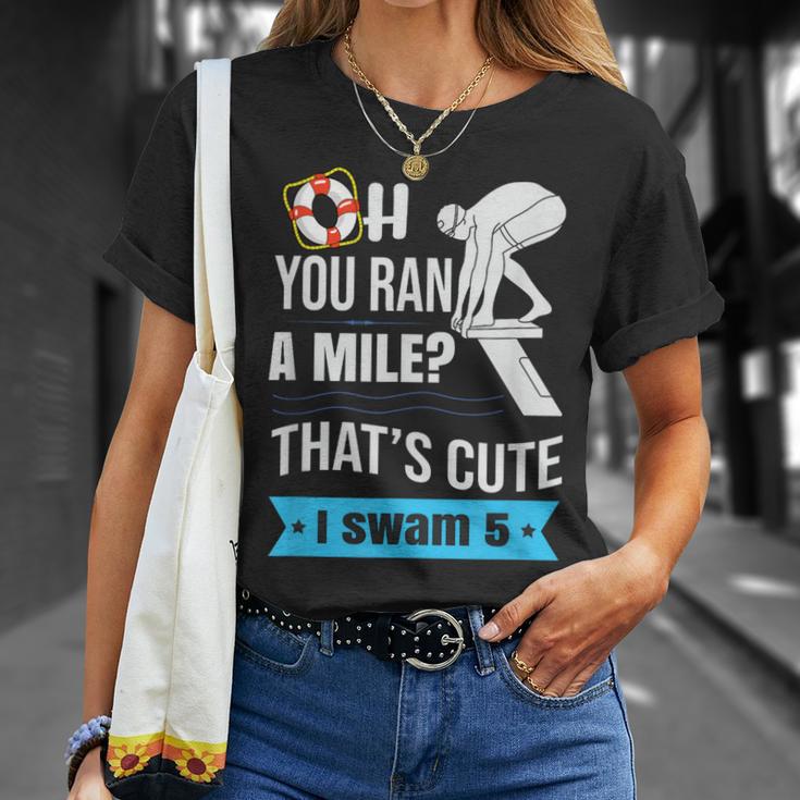 Swimming Saying For Swimmers T-Shirt Gifts for Her