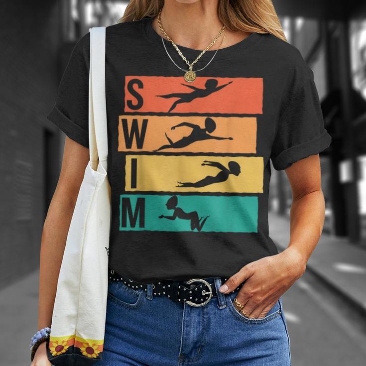 Swimming Swim T-Shirt Gifts for Her