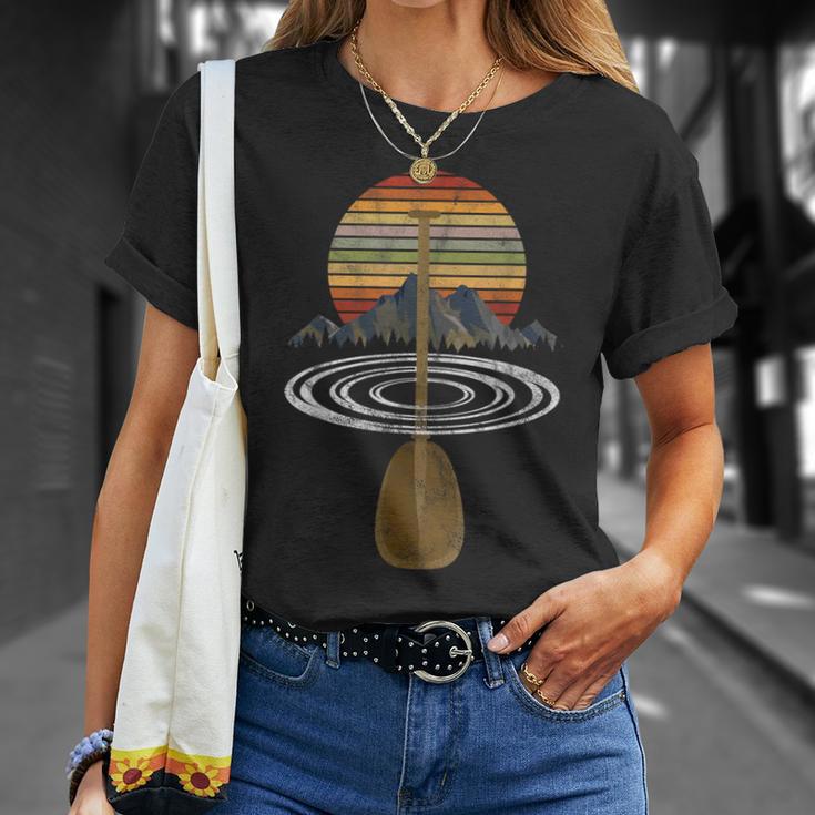 Vintage Retro Canoe Paddle & Mountains Rafting T-Shirt Gifts for Her Vintage Retro Canoe Paddle & Mountains Rafting T-Shirt Gifts for Her