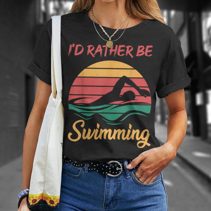Water Rat Water Sports Hobby Swimming Club Swimming T-Shirt Gifts for Her