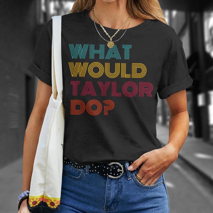 Was Würde Taylor Tun Inspirierende Feminismus-Frauengeschenke T-Shirt Geschenke für Sie